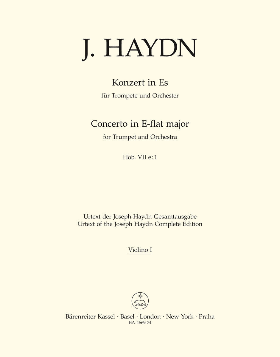 Trumpet Concerto in E Flat for Trumpet and Violin 2