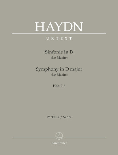 Symphony No 6 in D Le Matin Full Score