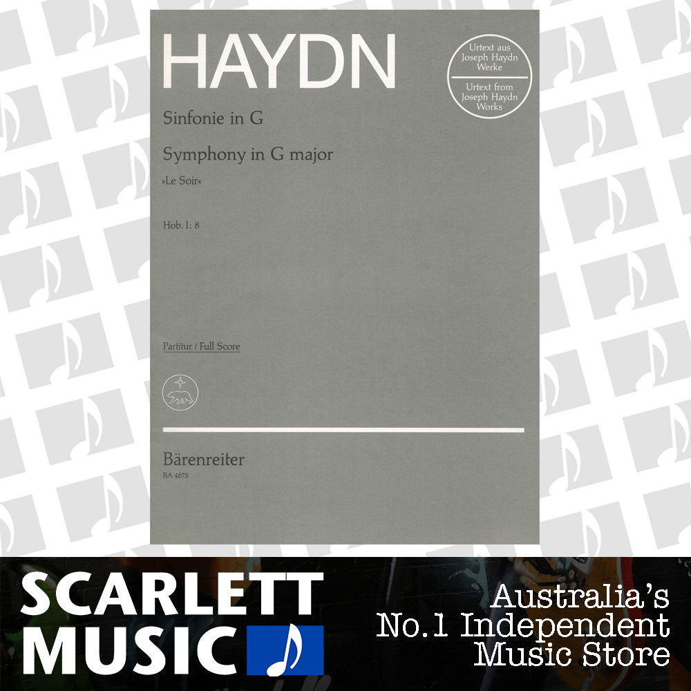 Symphony No 8 in G Le Soir Full Score — view 2
