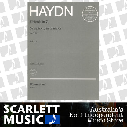 Symphony No 8 in G Le Soir Full Score — view 2