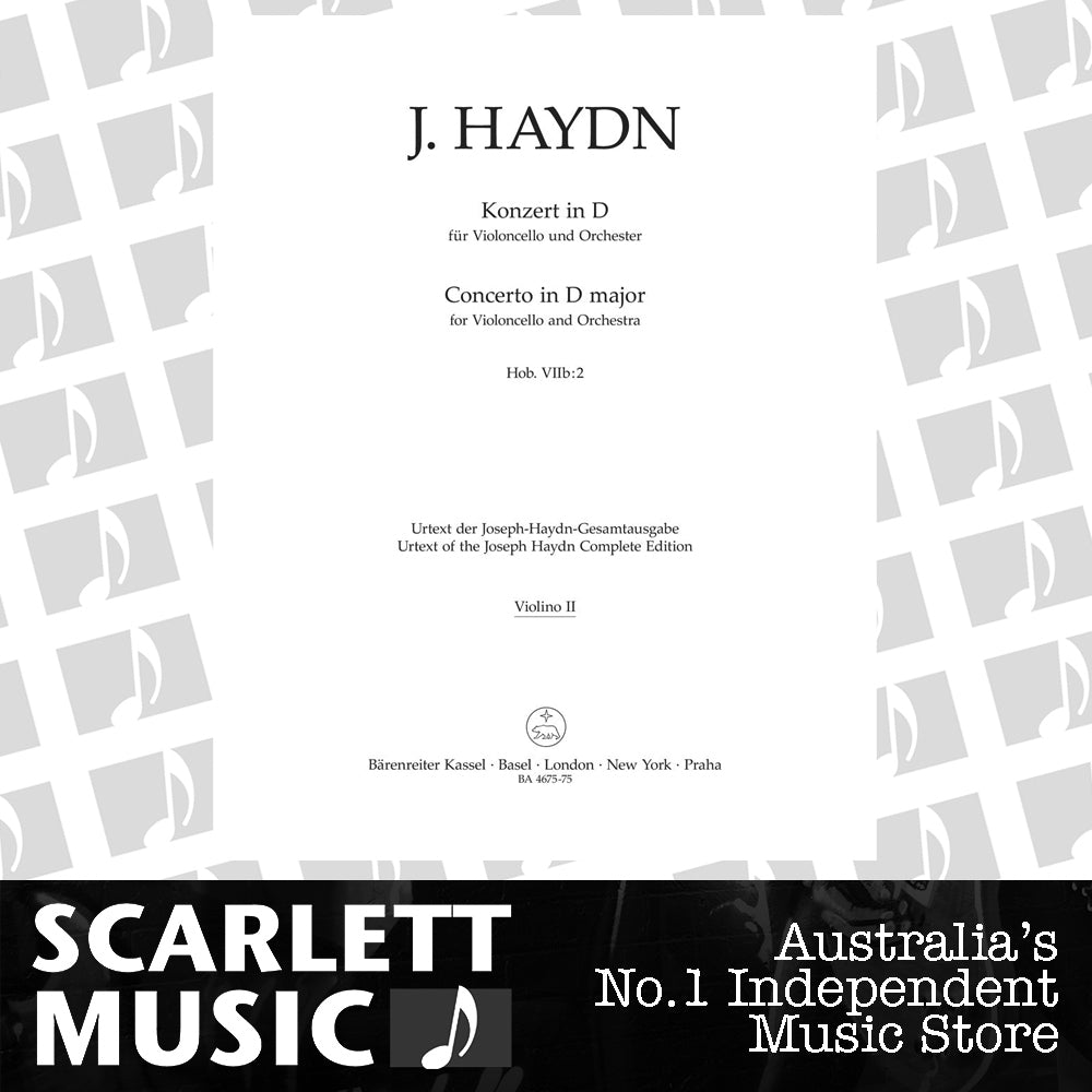 Concerto For Violoncello And Orchestra In D Major Hob. Viib:2 — view 2