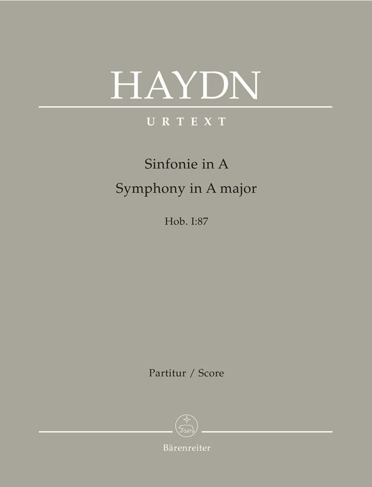 Symphony No 87 in A Wind Set - Full Orchestra Sheet Music