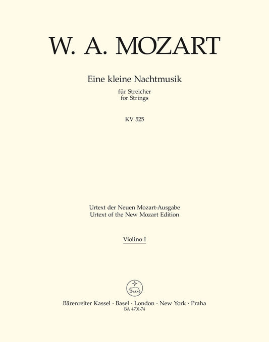Eine Kleine Nachtmusik For Strings In G Major K. 525
