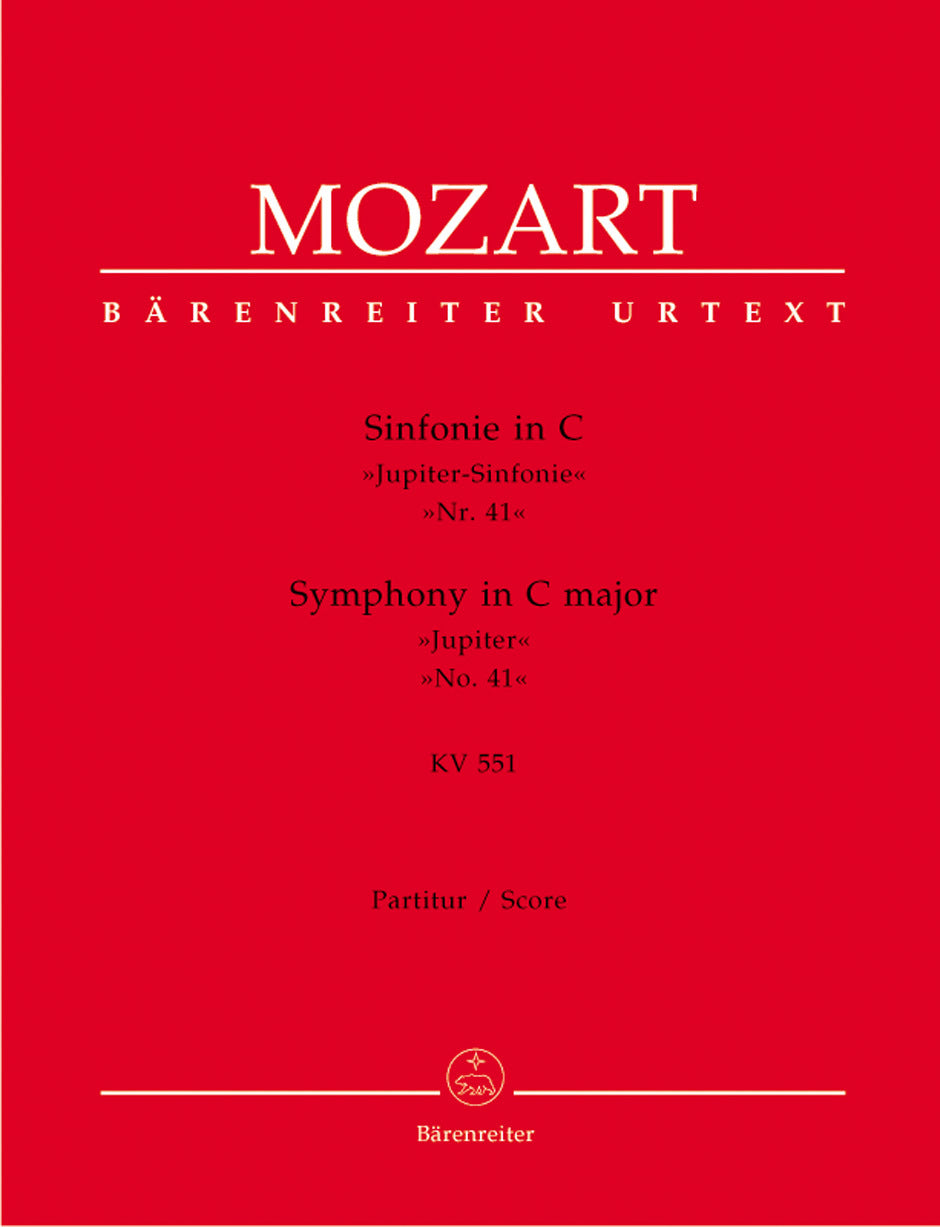 Symphony No 41 in C K 551 Full Orchestra Sheet Music