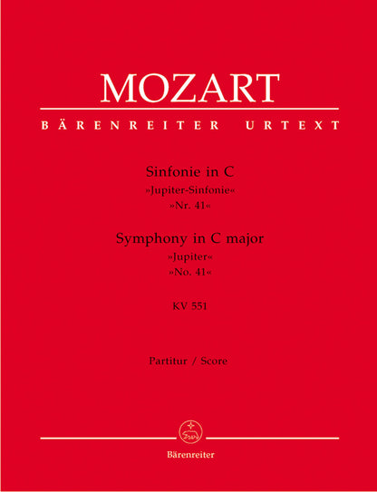 Symphony No 41 in C K 551 Full Score