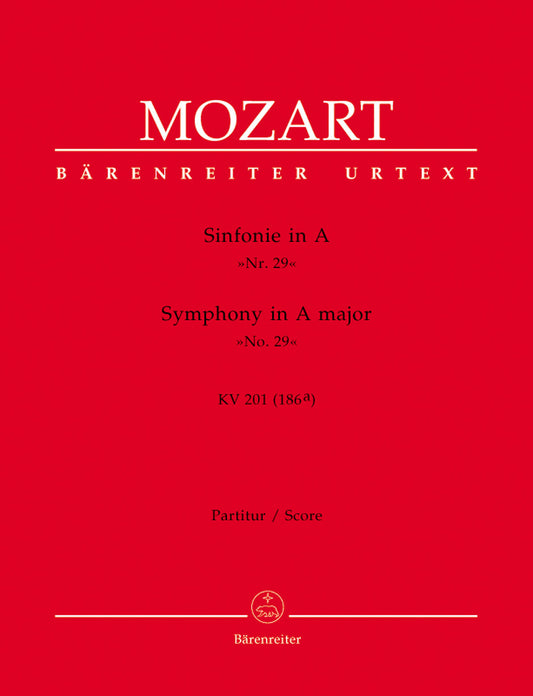 Symphony No 29 in A K 201 Full Orchestra Sheet Music