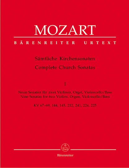 Complete Church Sonatas, Volume 1