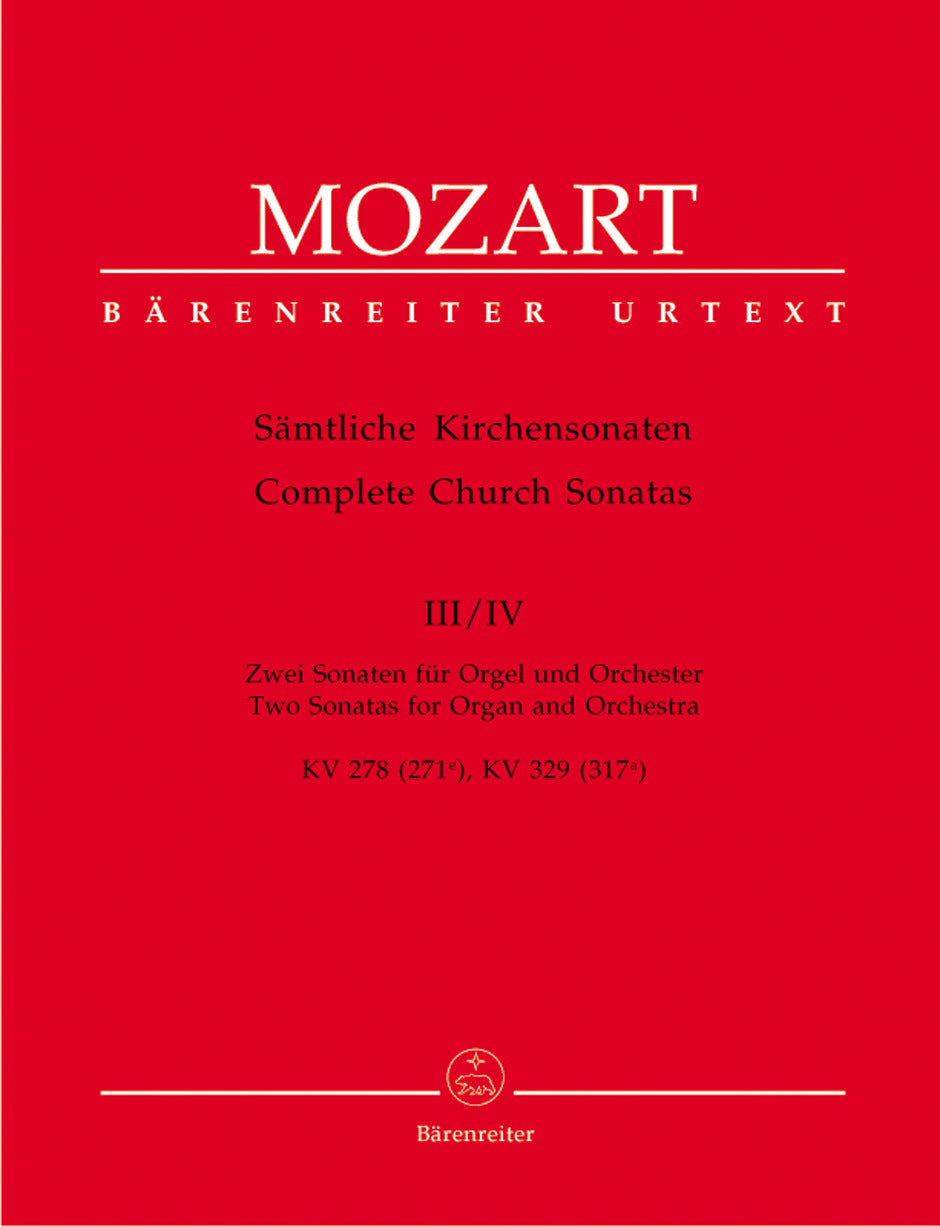 Sämtliche Kirchensonaten, Heft 3/4