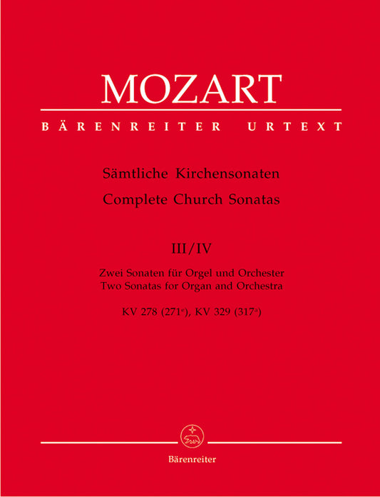 Sämtliche Kirchensonaten, Heft 3/4