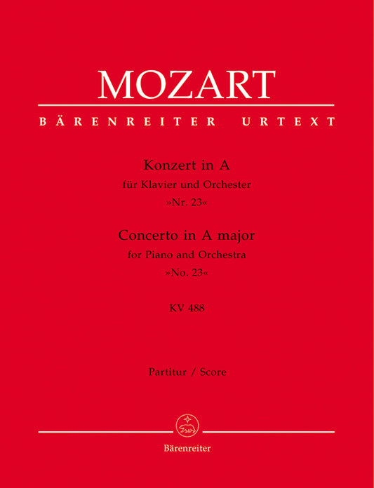 Concerto For Piano And Orchestra No. 23 In A Major K. 488