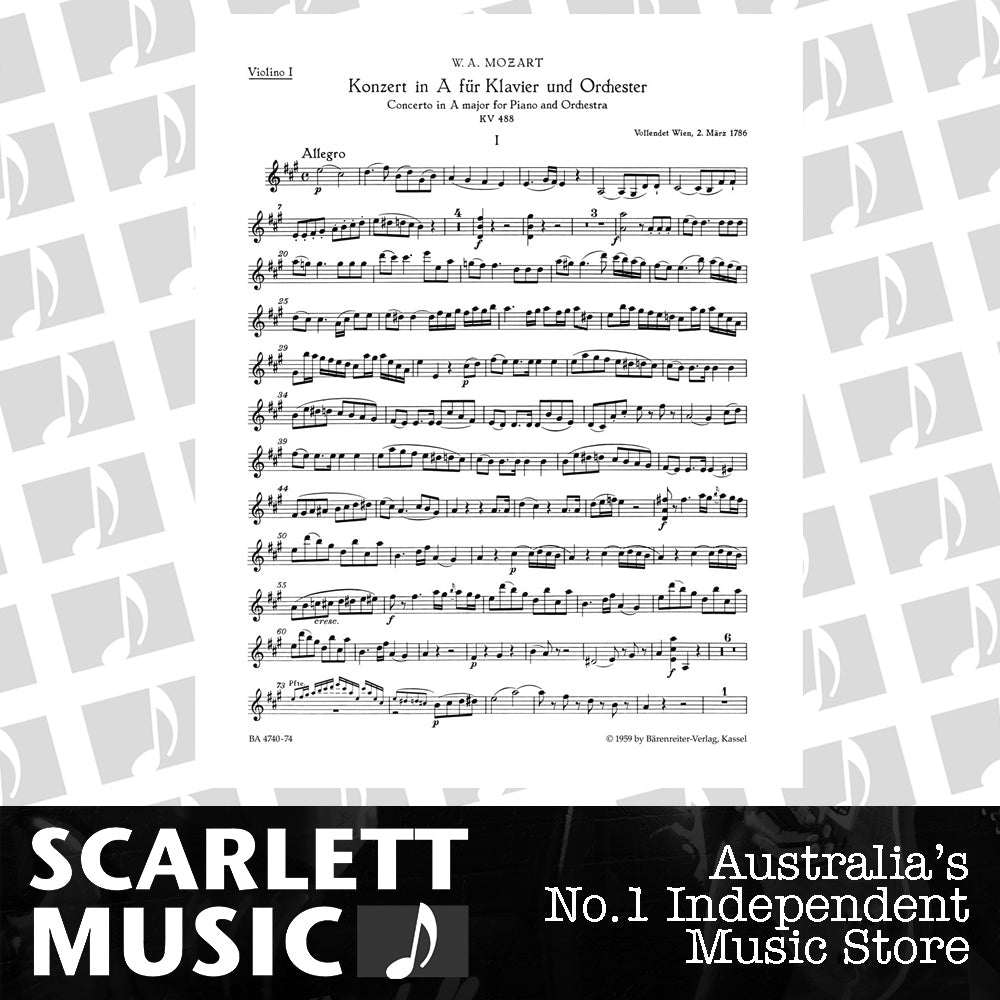 Concerto For Piano And Orchestra No. 23 In A Major K. 488 — view 2