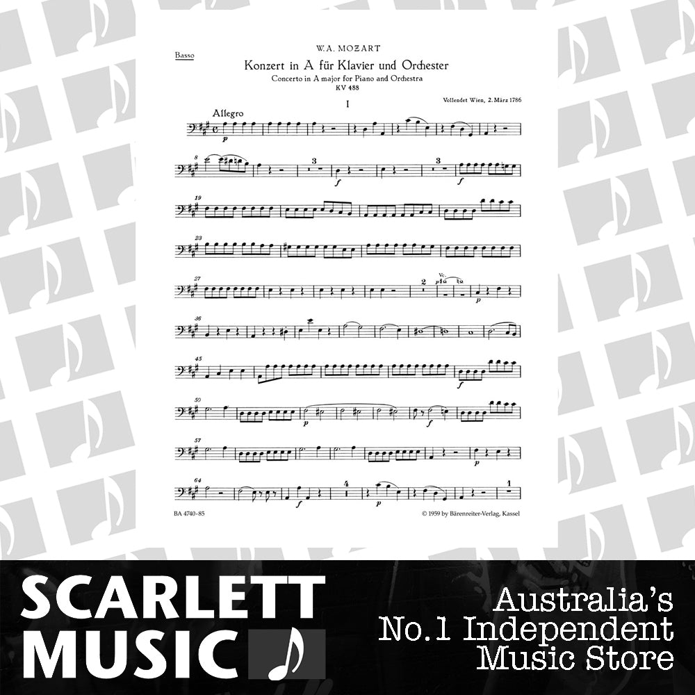 Concerto For Piano And Orchestra No. 23 In A Major K. 488 — view 2