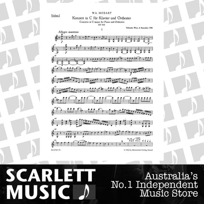 Concerto For Piano And Orchestra No. 25 In C Major K. 503 — view 2
