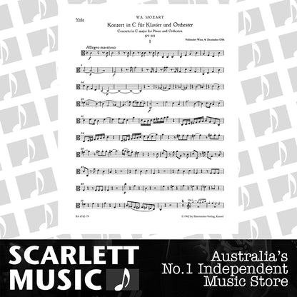 Concerto For Piano And Orchestra No. 25 In C Major K. 503 — view 2