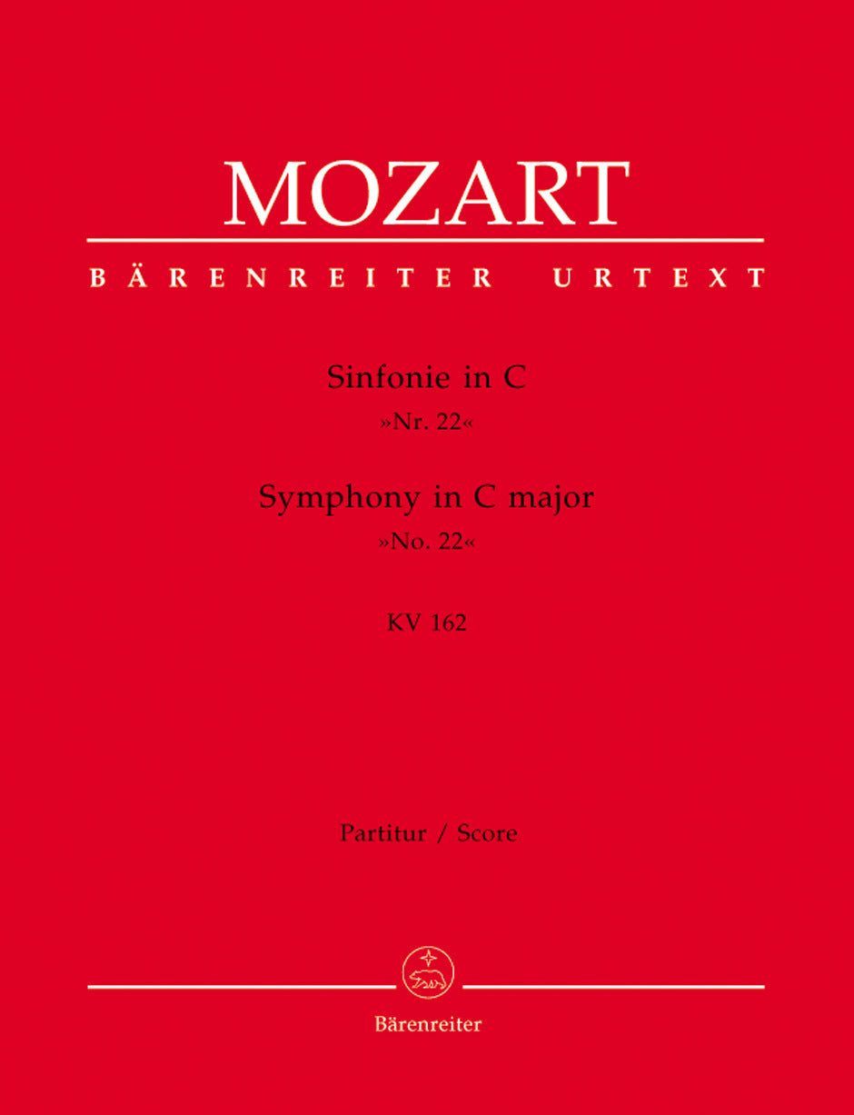 Symphony No 22 in C K162 Full Orchestra Sheet Music