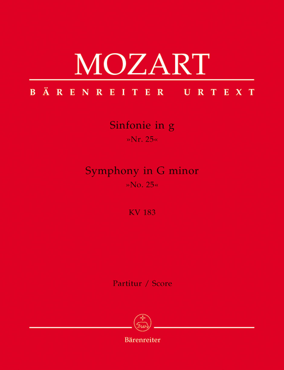 Symphony No. 25 G K 183 Full Orchestra Sheet Music