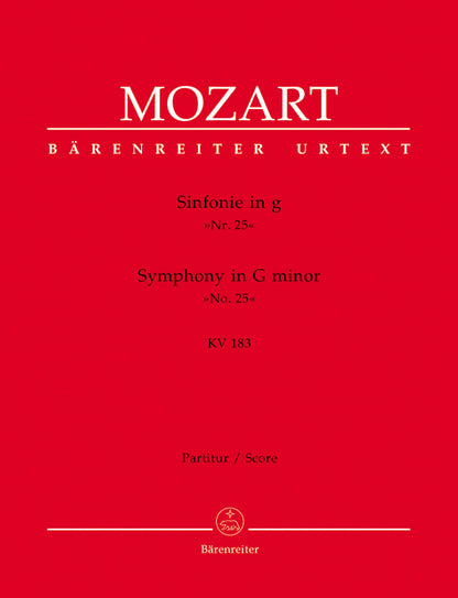 Symphony No. 25 G K 183 Full Orchestra Sheet Music