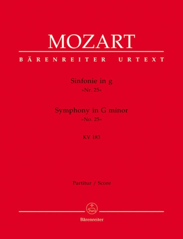 Mozart - Symphony No 25 G Min K 183 Full Score