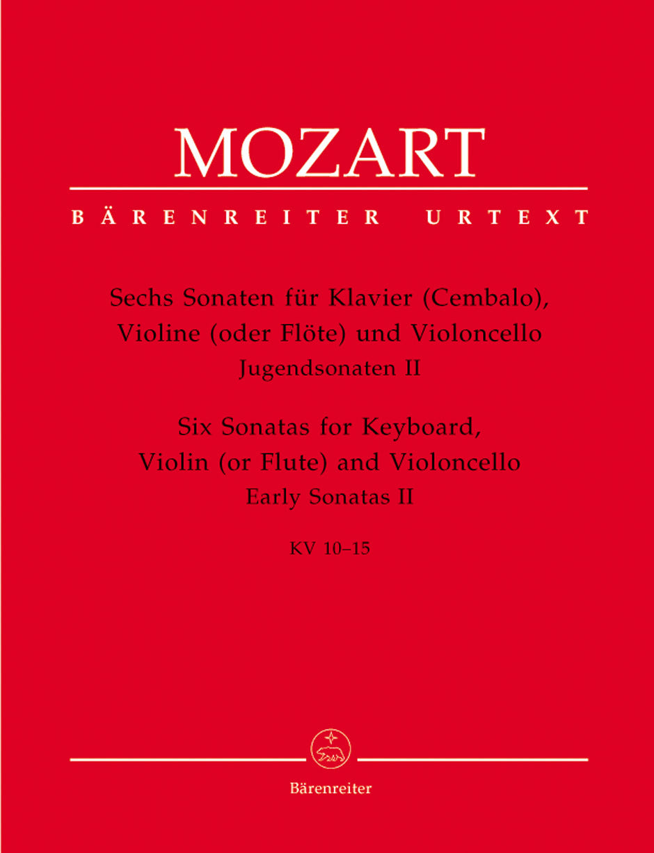 Sechs Sonaten Für Klavier (Cembalo), Violine (Flöte) Und Violoncello