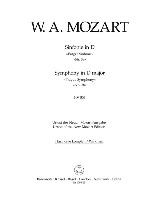 Symphony No 38 K 504 Prague Violin Sheet Music