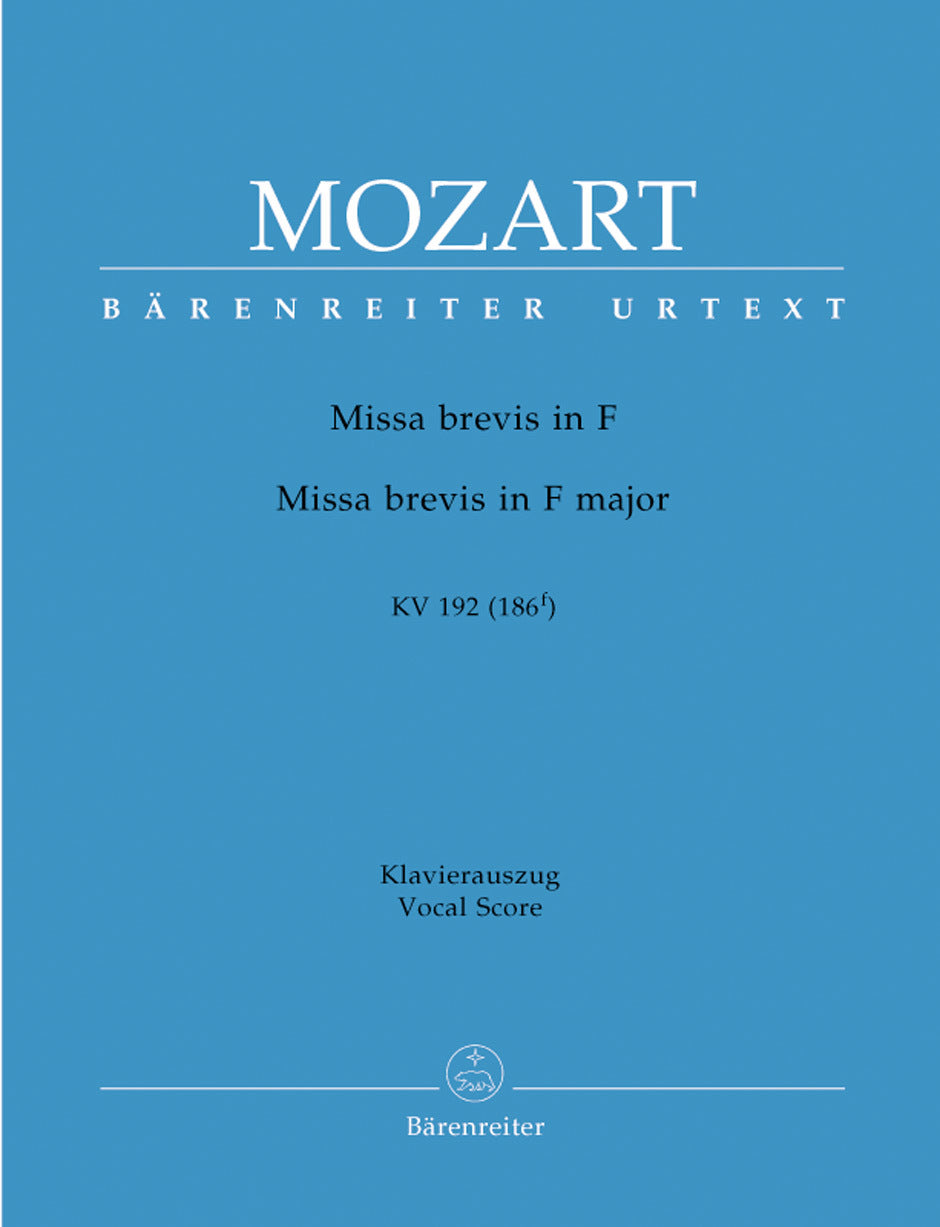 Missa Brevis In F Major K. 192 (186F)
