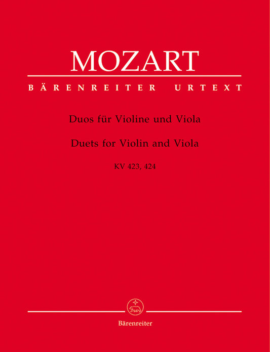 Duets For Violin And Viola K. 423,424