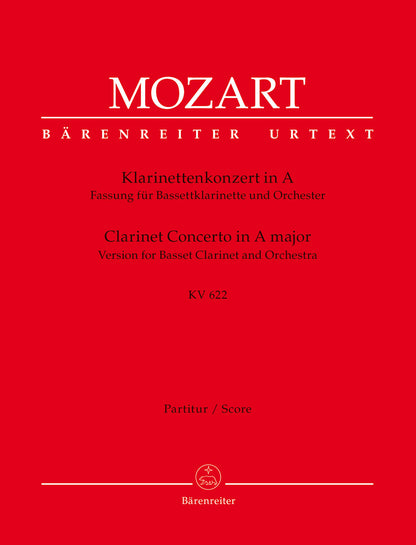Concerto For Clarinet And Orchestra In A Major K. 622