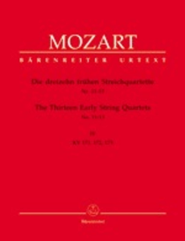 Early String Quartets 13 Book 4 K 171 172 173 Book