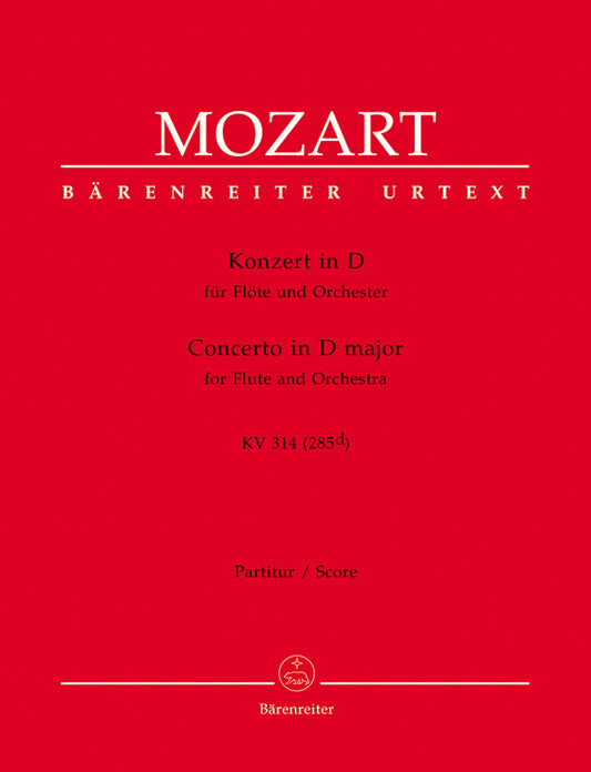 Concerto For Flute And Orchestra In D Major K. 314 (285D)