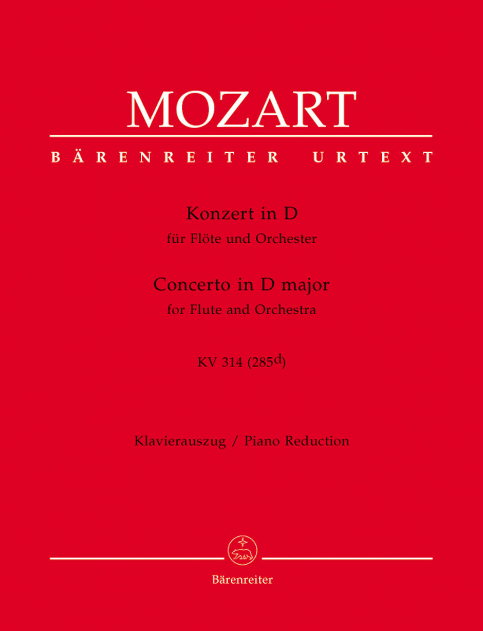 Concerto For Flute And Orchestra In D Major K. 314 (285D)
