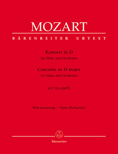 Concerto For Flute And Orchestra In D Major K. 314 (285D)