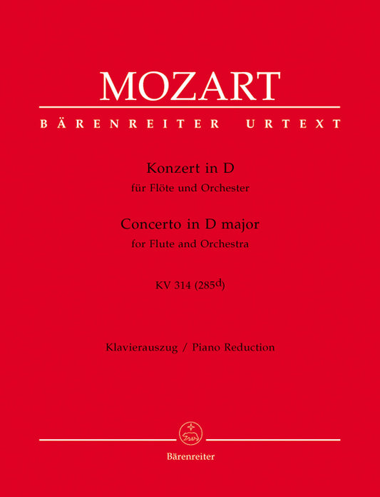 Concerto For Flute And Orchestra In D Major K. 314 (285D)