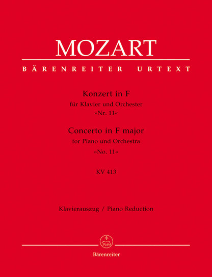 Concerto For Piano And Orchestra No. 11 In F Major K. 413(387A)