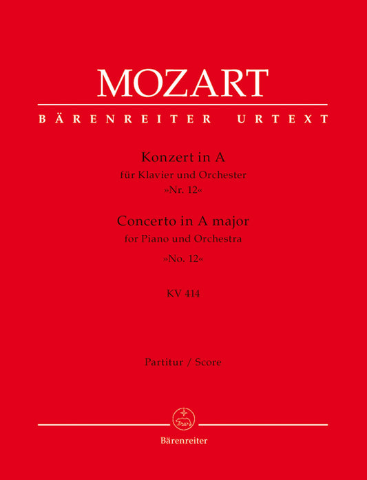 Concerto For Piano And Orchestra No. 12 In A Major K. 414