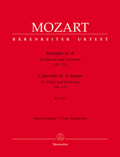 Concerto For Piano And Orchestra No. 12 In A Major K. 414