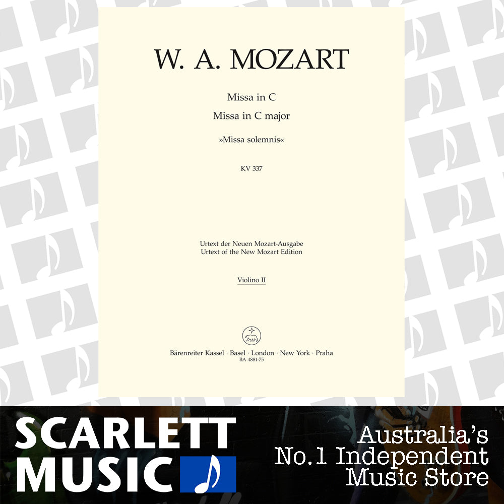 Missa In C Major K. 337 "Missa Solemnis" — view 2