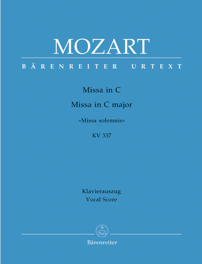 Missa In C Major K. 337 "Missa Solemnis"