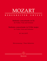 Sinfonia Concertante K 364 for Violin, Viola, and Piano - Chamber Sheet Music