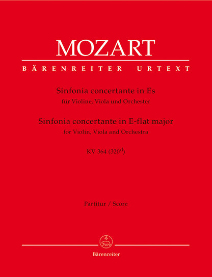 Sinfonia Concertante E Flat K 364 Full Orchestra Sheet Music
