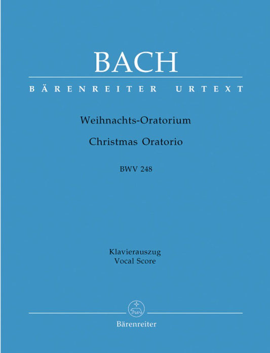 Christmas Oratorio BWV 248 Vocal Score by Johann Sebastian Bach, Barenreiter, 124 Pages, Choral
