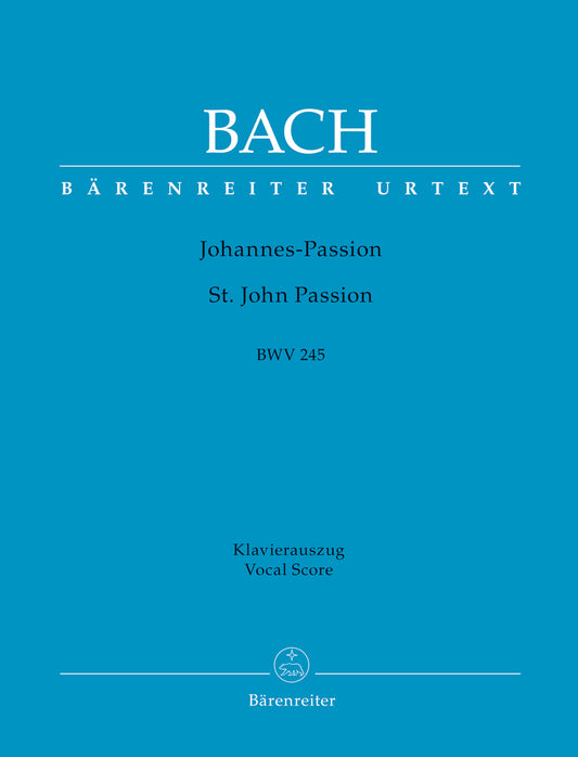 St Matthew Passion BWV 244 Full Orchestra Sheet Music
