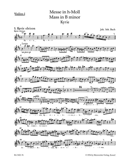 Mass In B Minor BWV 232
