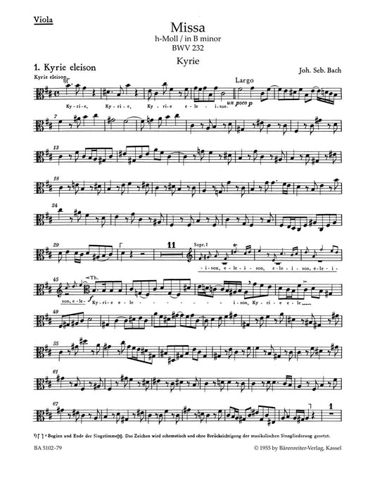Mass In B Minor BWV 232