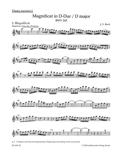Magnificat In D Major BWV 243
