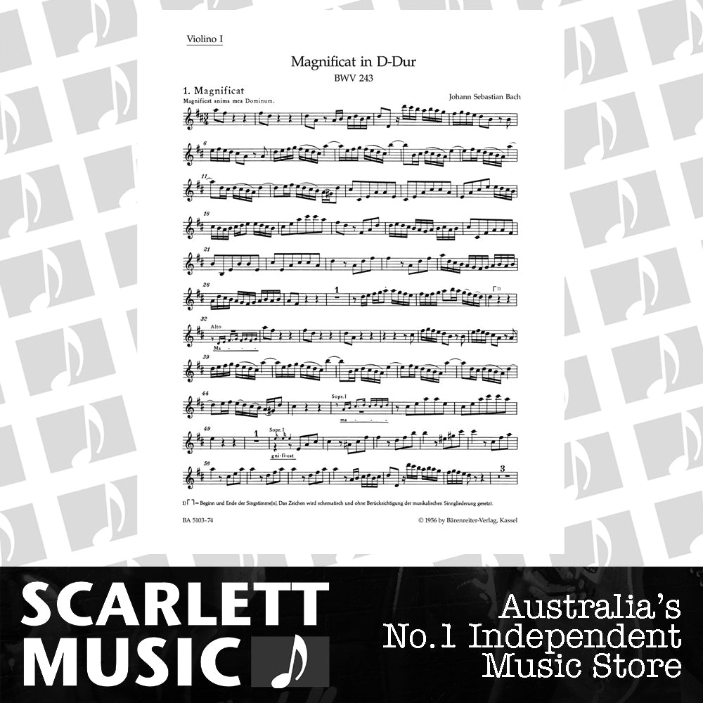 Magnificat In D Major BWV 243 — view 2