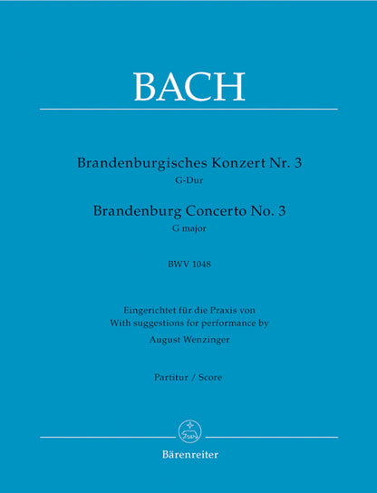 Brandenburg Concerto No 3 for Viola Sheet Music