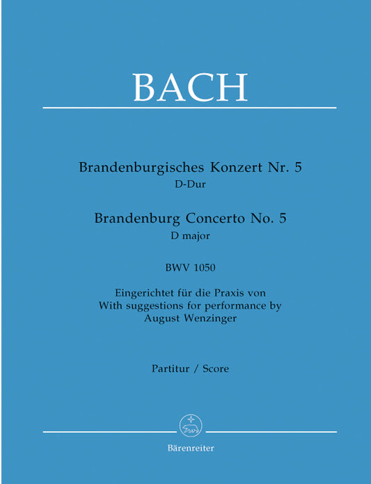 Brandenburg Concerto No. 5 In D Major BWV 1050