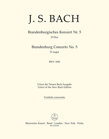 Brandenburg Concerto No. 5 In D Major BWV 1050