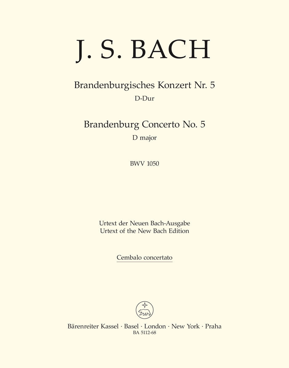 Brandenburg Concerto No. 5 In D Major BWV 1050