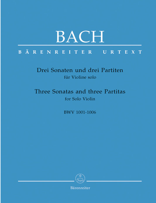 Three Sonatas And Three Partitas For Solo Violin BWV 1001-1006
